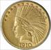 1910-D $10 Gold Indian AU Uncertified #1146