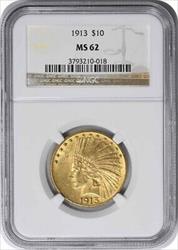 1913 $10 Gold Indian MS62 NGC