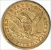 1881 $5 Gold Liberty Head AU Uncertified #1150