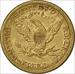 1882 $5 Gold Liberty Head EF Uncertified #200