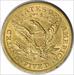 1901-S $5 Gold Liberty Head AU58 Uncertified #1004