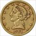 1901-S $5 Gold Liberty Head VF Uncertified #1056