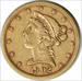 1902-S $5 Gold Liberty Head EF Uncertified #1059