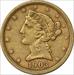 1903-S $5 Gold Liberty Head EF Uncertified #1106