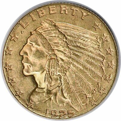 1925 D $2.50  Indian BU Uncertified #1107