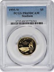 1995-W Stadium Commemorative $5 Gold PR69DCAM PCGS
