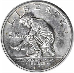 California Commemorative Silver Half Dollar 1925-S AU Uncertified #945