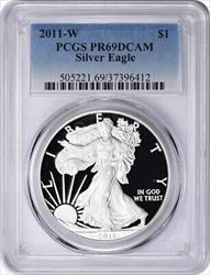 2011-W $1 American Silver Eagle PR69DCAM PCGS