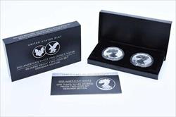 2021 $1 American Silver Eagle Designer Edition 2-Coin Set Reverse Proof in Original Government Packaging