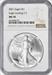 2021 $1 American Silver Eagle Type 2 MS70 NGC