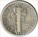 1921-D Mercury Silver Dime VF Uncertified #149