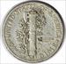 1926-S Mercury Silver Dime EF Uncertified #329