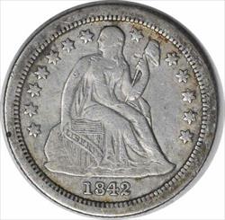 1842-O Liberty Seated Silver Dime VF Uncertified #844