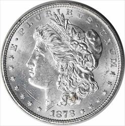 1878 Morgan Silver Dollar 7TF Reverse of 1878 MS63 Uncertified #140