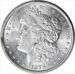 1878 Morgan Silver Dollar 7TF Reverse of 1879 MS63 Uncertified #159