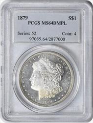1879 Morgan Silver Dollar MS64DMPL PCGS