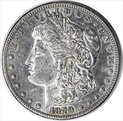 1879-S Common VAM Morgan Silver Dollar Reverse of 1878 Choice AU Uncertified #238