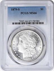 1879-S Morgan Silver Dollar MS66 PCGS