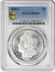 1880-S Morgan Silver Dollar MS65+ PCGS
