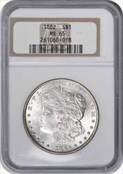 1882 Morgan Silver Dollar MS65 NGC