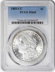 1883-CC Morgan Silver Dollar MS65 PCGS