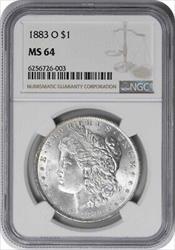 1883-O Morgan Silver Dollar MS64 NGC
