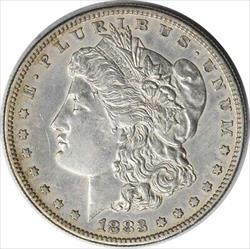 1883-S Morgan Silver Dollar AU Uncertified #1258