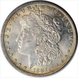 1884-O Morgan Silver Dollar MS63 Toned Uncertified #254