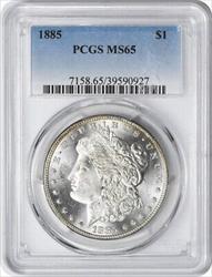 1885 Morgan Silver Dollar MS65 PCGS