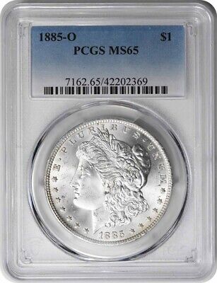1885-O Morgan Silver Dollar MS65 PCGS