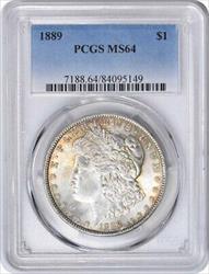 1889 Morgan Silver Dollar MS64 PCGS