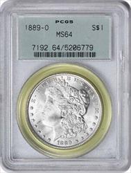 1889-O Morgan Silver Dollar MS64 PCGS