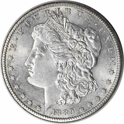 1889-S Morgan Silver Dollar MS63 Uncertified #216