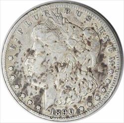 1890-CC Morgan Silver Dollar VG Uncertified #229