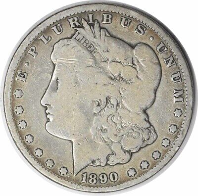 1890-CC Morgan Silver Dollar VG Uncertified #235