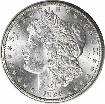 1890-S Morgan Silver Dollar MS63 Uncertified #124