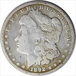 1892-CC Morgan Silver Dollar VG Uncertified #171