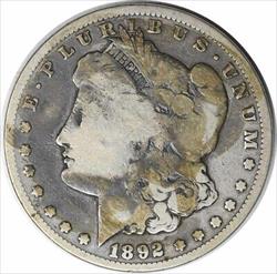 1892-CC Morgan Silver Dollar VG Uncertified #174