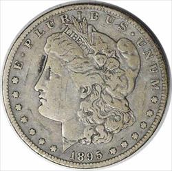 1895-S Morgan Silver Dollar VF Uncertified #325