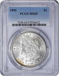 1896 Morgan Silver Dollar MS65 PCGS