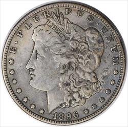 1896-S Morgan Silver Dollar EF Uncertified #344