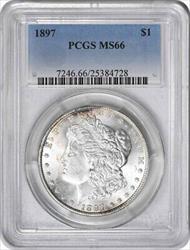 1897 Morgan Silver Dollar MS66 PCGS