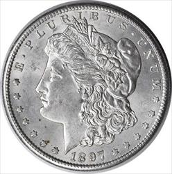 1897-S Morgan Silver Dollar MS63 Uncertified #851