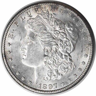 1897-S Morgan Silver Dollar MS63 Uncertified #852