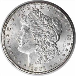 1897-S Morgan Silver Dollar MS63 Uncertified #854