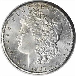 1897-S Morgan Silver Dollar MS63 Uncertified #858