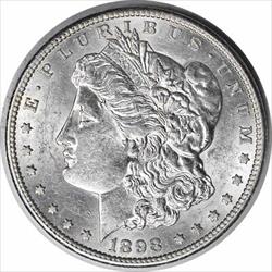 1898-S Morgan Silver Dollar AU58 Uncertified #228
