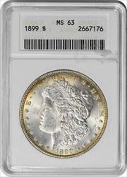 1899 Morgan Silver Dollar MS63 ANACS
