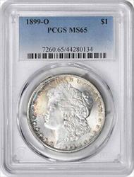 1899-O Morgan Silver Dollar MS65 PCGS