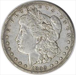 1899-o VAM 6 Morgan Silver Dollar Micro o EF Uncertified #238